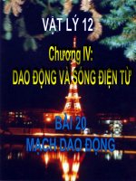 Bài giảng bài mạch dao động vật lý 12 (5) 