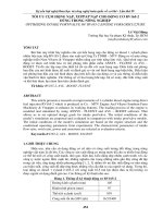 TỐI ưu cụm HỌNG nạp, XUPPAP nạp CHO ĐỘNG cơ RV165 2 DÙNG TRONG NÔNG NGHIỆP