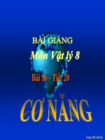 Bài giảng bài cơ năng vật lý 8 (7) 