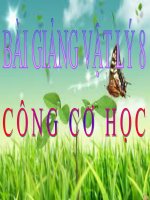 Bài giảng bài công cơ học vật lý 8 (14) 