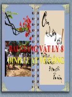 Bài giảng bài định luật về công vật lý 8 (10) 