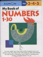 My Book of Numbers 1 - 30