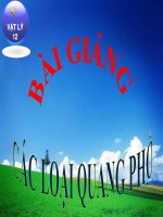 Bài giảng bài các loại quang phổ vật lý 12 (5) 