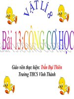 Bài giảng bài công cơ học vật lý 8 (5) 