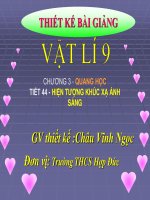 Bài giảng bài hiện tượng khúc xạ ánh sáng vật lý 9 (5) 