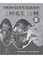 New Let''s Learn English 1