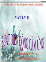 Bài giảng bài suất điện động cảm ứng vật lý 11 (5) 