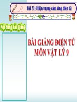 Bài giảng bài hiện tượng cảm ứng điện từ vật lý 9 (11) 