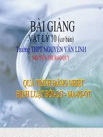 Bài giảng bài quá trình đẳng nhiệt  định luật bôi lơ ma ri ốt vật lý 10 (12) 
