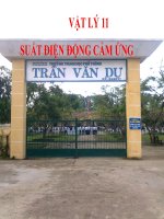 Bài giảng bài suất điện động cảm ứng vật lý 11 (12) 