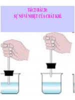 Bài giảng bài sự nở vì nhiệt của chất khí vật lý 6 (3) 