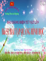 Bài giảng bài bài tập quang hình học vật lý 9 (9) 