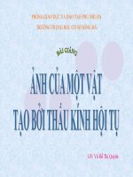 Bài giảng bài ảnh của một vật tạo bởi thấu kính phân kỳ vật lý 9 (4) 