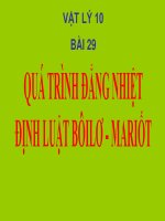 Bài giảng bài quá trình đẳng nhiệt  định luật bôi lơ ma ri ốt vật lý 10 (10) 