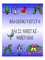 Bài giảng bài nhiệt kế thang đo độ vật lý 6 (3) 