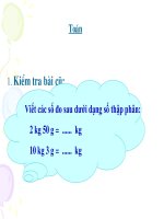 Bài giảng toán 5 viết các số đo diện tích dưới dạng số thập phân (11) 