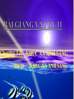 Bài giảng bài khúc xạ ánh sáng vật lý 11 (8) 