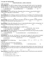 tổng hợp bài tập hữu cơ 12 khó