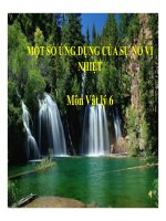 Bài giảng bài một số ứng dụng của sự nở vì nhiệt vật lý 6 (7) 