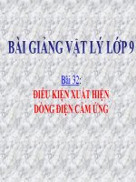 Bài giảng bài điều kiện xuất hiện dòng điện cảm ứng vật lý 9 (7) 