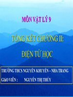 Bài giảng bài tổng kết chương 2   điện từ học vật lý 9 (4) 