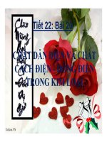 Bài giảng bài chất dẫn điện và chất cách điện – dòng điện trong kim loại vật lý 7 (7) 