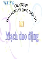 Bài giảng bài mạch dao động vật lý 12 (6) 