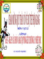 Bài giảng bài câu hỏi và bài tập tổng kết chương II nhiệt học vật lý 8 (4) 