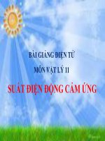 Bài giảng bài suất điện động cảm ứng vật lý 11 (4) 
