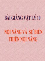 Bài giảng bài nội năng và sự biến thiên nội năng vật lý 10 (6) 