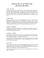 Danh sách các từ Tiếng Anh nên hạn chế dùng