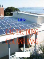 Bài giảng bài các tác dụng của ánh sáng vật lý 9 (6) 