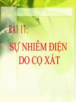 Bài giảng bài sự nhiễm điện do cọ xát vật lý lớp 7 (4) 