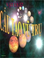 Bài giảng bài cấu tạo vũ trụ vật lý 12 