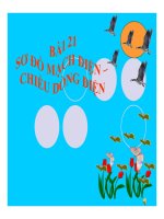 Bài giảng bài sơ đồ mạch điện – chiều dòng điện vật lý 7 (2) 