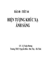 Bài giảng bài hiện tượng khúc xạ ánh sáng vật lý 9 (8) 