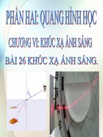 Bài giảng bài khúc xạ ánh sáng vật lý 11 (3) 