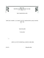 BƯỚC đằu NGHIÊN cứu vị THUÓC tía tô và ĐỊNH HƯỚNG sử DỤNG TRONG điềư TRỊ 