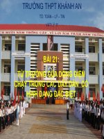 Bài giảng bài từ trường của dòng điện chạy trong các dây dẫn có hình dạng đặc biệt vật lý 11 (5) 