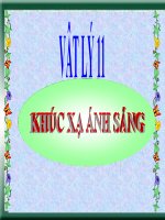 Bài giảng bài khúc xạ ánh sáng vật lý 11 (6) 