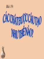 Bài giảng bài các chất được cấu tạo như thế nào vật lý lớp 8 (3) 