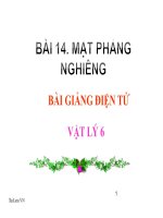 Bài giảng bài mặt phẳng nghiêng vật lý 6 (5) 