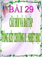 Bài giảng bài câu hỏi và bài tập tổng kết chương II nhiệt học vật lý 8 (3) 