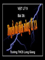 Bài giảng bài truyền tải điện năng đi xa vật lý 9 (9) 