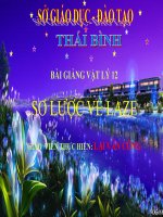 Bài giảng bài sơ lược tia laze vật lý 12 (3) 