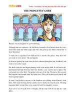 Video học Tiếng Anh cho trẻ em: The Princess Farmer