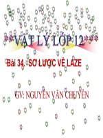 Bài giảng bài sơ lược tia laze vật lý 12 (8) 