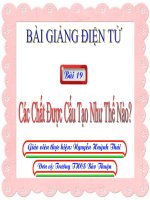 Bài giảng bài các chất được cấu tạo như thế nào vật lý lớp 8 (2) 