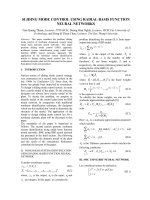 Điều khiển trượt dùng mạng nơron hàm cơ sở xuyên tâm 