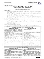 Giáo án vật lý 11 nâng cao